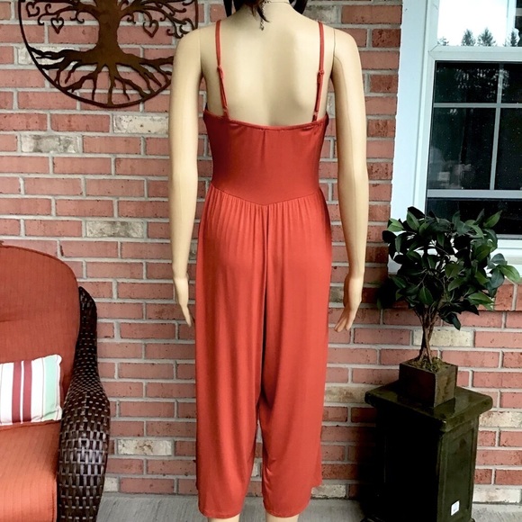 FINE STRETCH KNIT CAMI JUMPSUIT - Picture 7 of 8